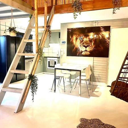 Jungle Style Lodge With Jacuzzi ,Sauna And Garden Near Amsterdam Vijfhuizen Exterior photo